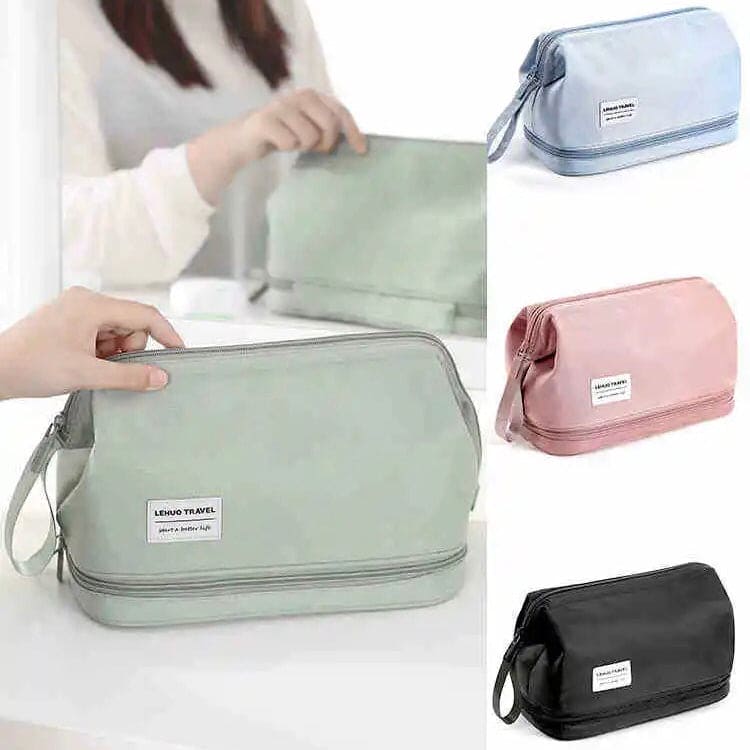 Ultimate Makeup Travel Pouch, Double Layer Cosmetic Bag, Waterproof Organizer Case, Unique Makeup Bag, Cosmetic Travel Bag, Waterproof Organizer Case, Toiletry Bag for Women Ultimate Makeup Travel Pouch, Double Layer Cosmetic Bag, Waterproof Organizer Case, Unique Makeup Bag, Cosmetic Travel Bag, Waterproof Organizer Case, Toiletry Bag for Women